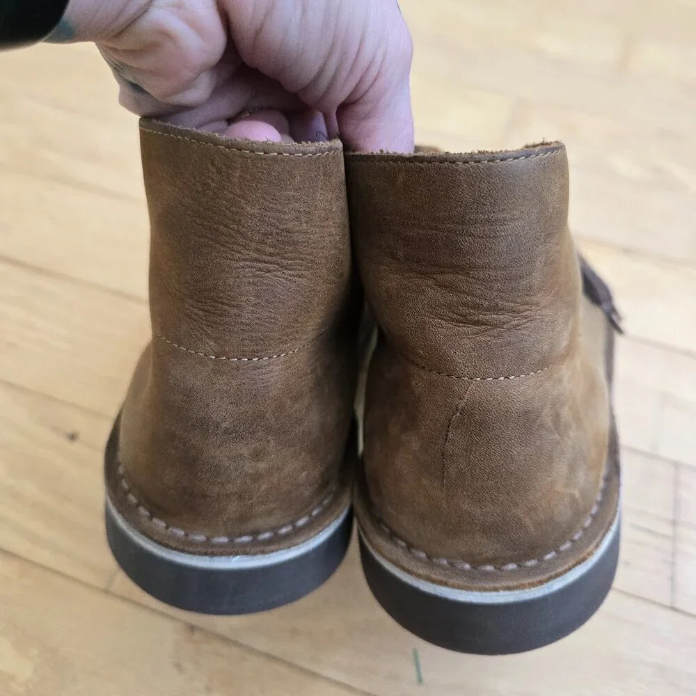 Clarks | Bushacre 2 brown leather collegiate chukka boots | MENS 9.5